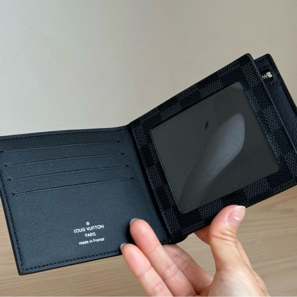 NWT - Louis Vuitton Amerigo Wallet - Damier Graphite - Picture 5 of 10